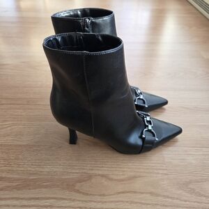 NINE WEST Black Ankle Boots